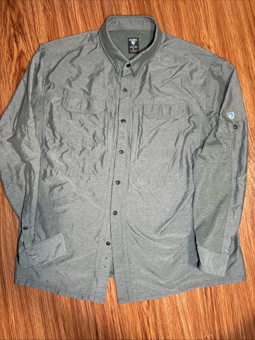 KÜHL Airspeed Shirt Men's Size XL  Long Sleeve Outdoor Ventilated Button-Up